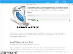 Sites similar to ansoffs.com