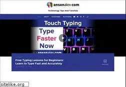 Sites similar to ansonalex.com