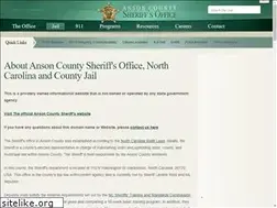 Sites similar to ansonsheriff.com