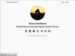 Sites similar to ansonvandoren.com