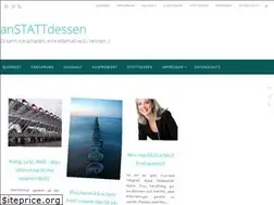 Sites similar to anstattdessen.de