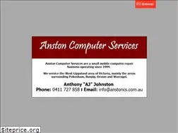 Sites similar to anstoncs.com.au