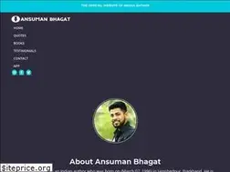 Sites similar to ansumanbhagat.com