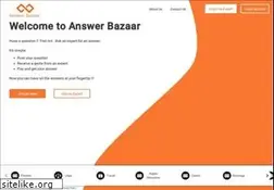 Sites similar to answerbazaar.com