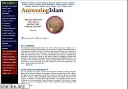 Sites similar to answering-islam.org