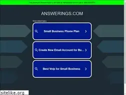 Sites similar to answerings.com
