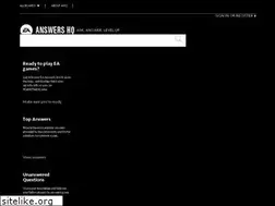 Sites similar to answers.ea.com