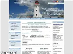 Sites similar to answers2prayer.org