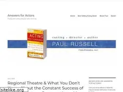Sites similar to answersforactors.net