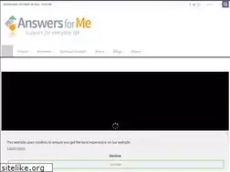 Sites similar to answersforme.org