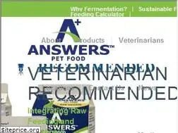 Sites similar to answerspetfood.com