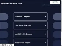Sites similar to answersthatwork.com