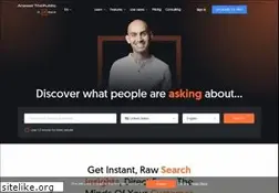 Sites similar to answerthepublic.com