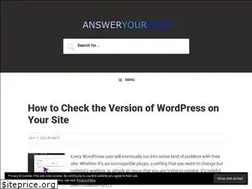 Sites similar to answeryourtech.com