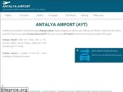 Sites similar to antalya-airport.com