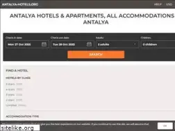 Sites similar to antalya-hotels.org