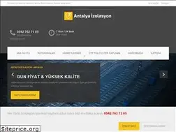 Sites similar to antalya-izolasyon.com