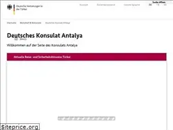 Sites similar to antalya.diplo.de