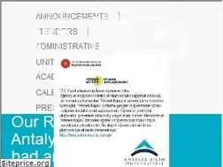 Sites similar to antalya.edu.tr