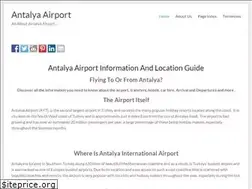 Sites similar to antalyaairport.co.uk