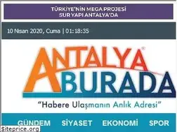 Sites similar to antalyaburada.com