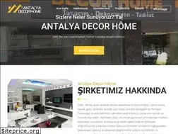 Sites similar to antalyadecorhome.com