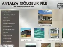 Sites similar to antalyagolgelikfile.com