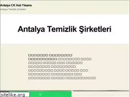 Sites similar to antalyahaliyikamacim.com