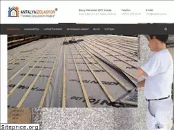 Sites similar to antalyaizolasyon.com.tr