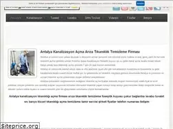 Sites similar to antalyakanalizasyonacma.com