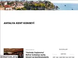 Sites similar to antalyakentkonseyi.org.tr