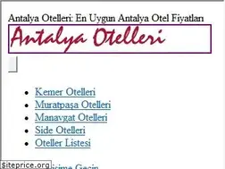 Sites similar to antalyaotelleri.net