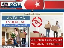 Sites similar to antalyasoyluevdenevenakliyat.com