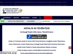 Sites similar to antalyasutesisatci.com