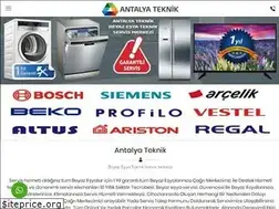 Sites similar to antalyateknikservis.net