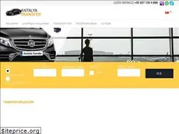 Sites similar to antalyatransfer.co