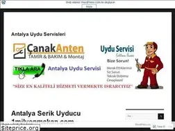 Sites similar to antalyauyduantenservisleri.wordpress.com