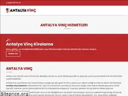 Sites similar to antalyavinc.com.tr