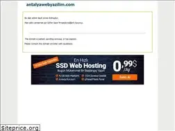 Sites similar to antalyawebyazilim.com