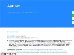 Sites similar to antcat.org