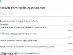 Sites similar to antecedentescolombia.com