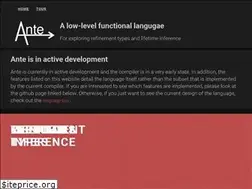 Sites similar to antelang.org