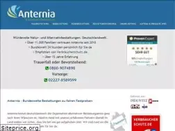 Sites similar to anternia-bestattungen.de