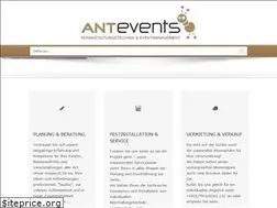 Sites similar to antevents.de
