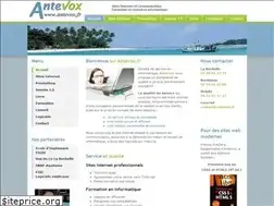 Sites similar to antevox.fr