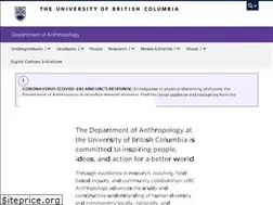 Sites similar to anth.ubc.ca