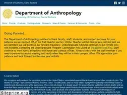 Sites similar to anth.ucsb.edu