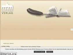 Sites similar to anthea-verlag.de