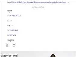 Sites similar to antheacrawford.com.au