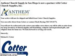 Sites similar to anthemchurchsupply.com